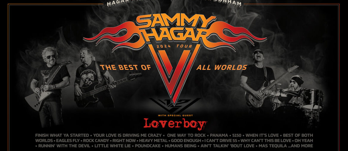 Sammy Hagar & Loverboy - PNC Music Pavilion - Charlotte - 07070707 1919 2024202420242024