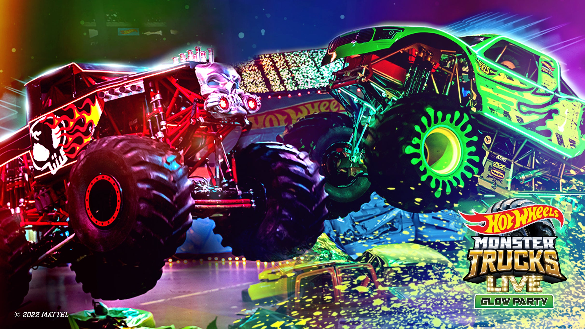 Hot Wheels Monster Trucks Live - Glow Party